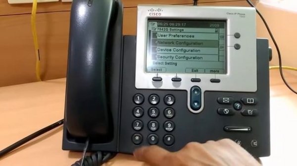 7942 network configuration |How to Reset 7942 network configuration