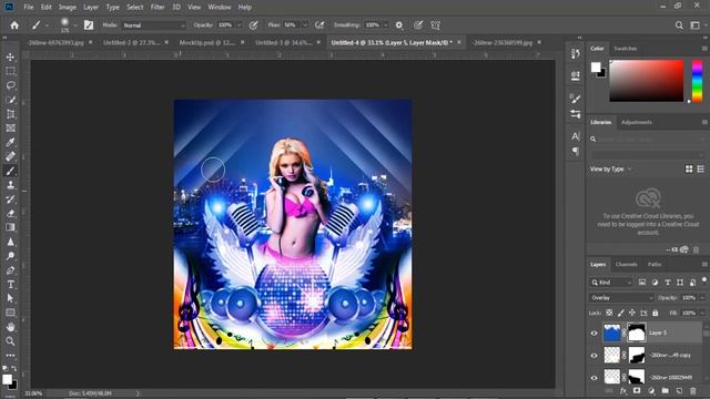 Dvd Cover Design in Photoshop cc 2019|A to Z complete designing process |Album cover design смотреть онлайн