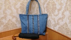 Сумка из старых джинсов#24.
