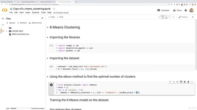 K Means Clustering in Python Step 3 lecture 66 смотреть онлайн