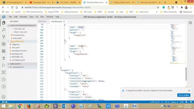 Create SAPUI5 Fiori App tutorial Part 4: Navigation B/W Views (Routes & targets) | Developers Diary смотреть онлайн