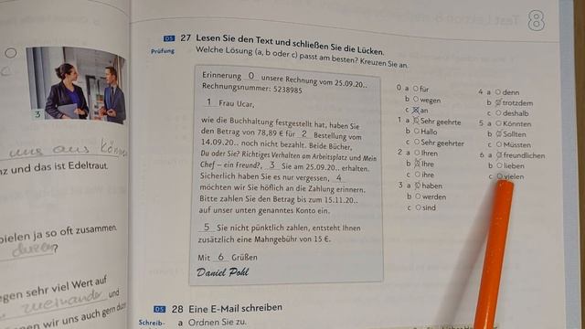 (18)  Уроки немецкого по учебнику  Schritte PLUS NEU B1.2 _L8 _D-4