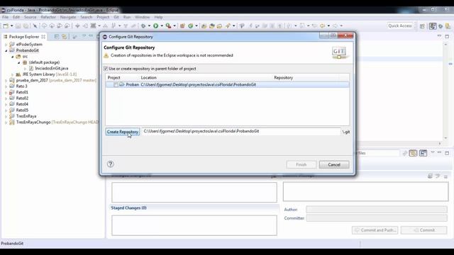Git - Uso con Eclipse смотреть онлайн