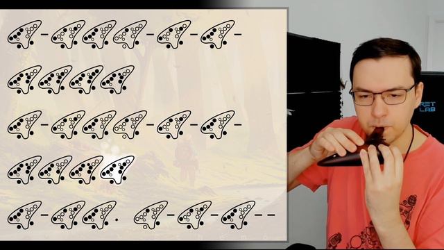 The Legend of Zelda: Ocarina of Time - Requiem of Spirit - Ocarina tutorial / tabs смотреть онлайн