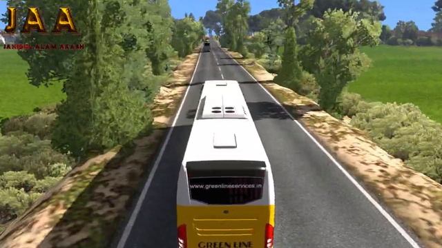 Volvo b11r bus driving on countryside смотреть онлайн