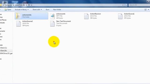 Java Bean Predefined Events Example смотреть онлайн
