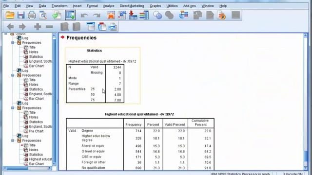 Ordinal data in SPSS смотреть онлайн