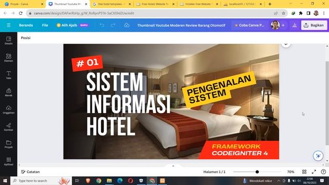Sistem Informasi Hotel #01 Codeigniter4 #Pengenalan Sistem смотреть онлайн