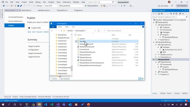 Publishing an App | .NET Core 101 [8 of 8] смотреть онлайн