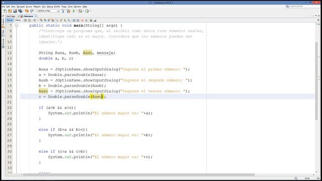 #5 [Java] – Determinar el mayor de tres números CON VENTANAS EMERGENTES (2/2) смотреть онлайн