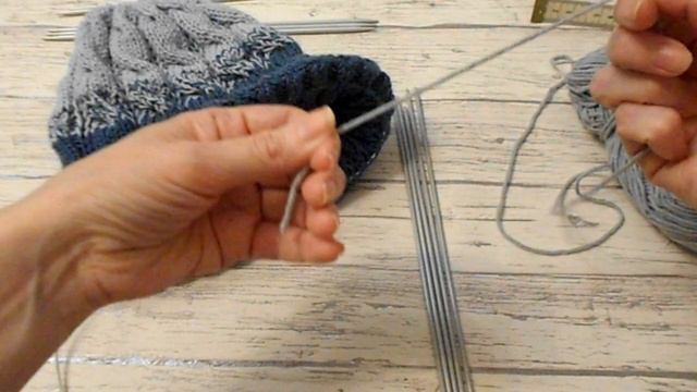 Шапочка с помпоном/Елена Masterica/Hat With Pompom