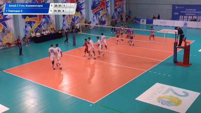 Павлодар-2 - Алтай-2. Волейбол|Высшая лига|Мужчины до 23х лет смотреть онлайн
