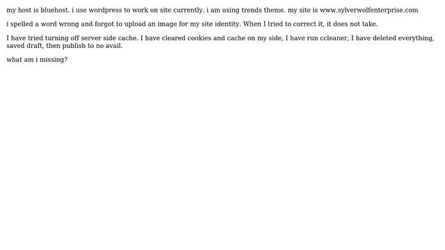 Wordpress: site identity will not update смотреть онлайн