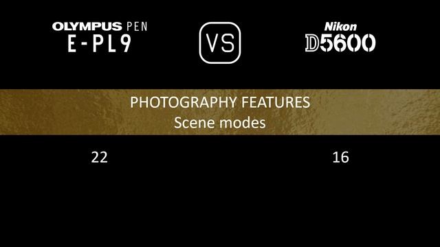 Olympus PEN E-PL9 vs. Nikon D5600: A Comparison of Specifications смотреть онлайн