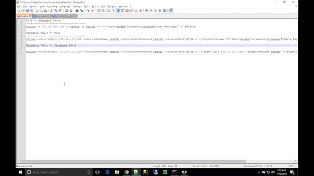 Teradata - load/unload using tdload (wrapper of TPT) смотреть онлайн