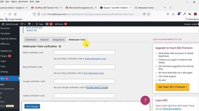 ?Yoast SEO Tutorial - Verify Google Verification Code from Google Search Console - Webmaster Tools смотреть онлайн