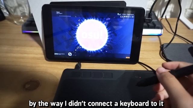 osu! on a Small Tablet PC | A Portable Set-Up(?) смотреть онлайн