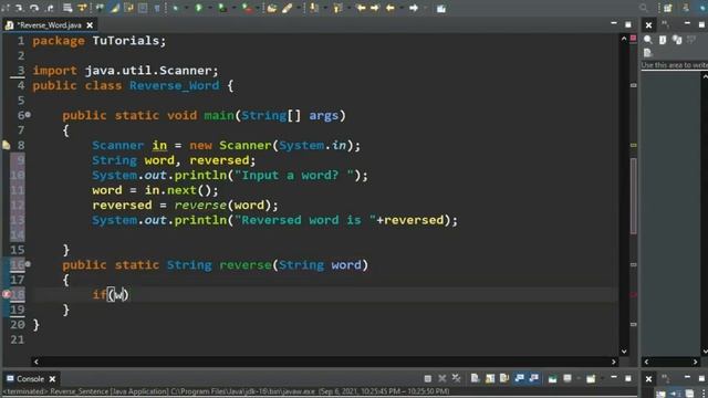 Java program to reverse a given word using recursion смотреть онлайн