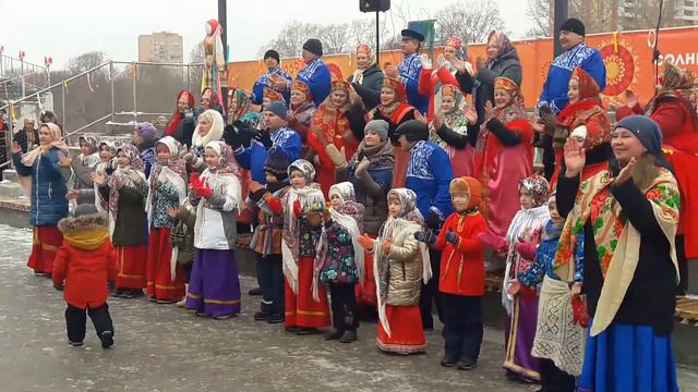 ШИРОКАЯ МАСЛЕНИЦА В ОРЕХОВО-ЗУЕВО--2021 (часть 3) смотреть онлайн