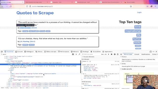 Apprendre le Web Scraping avec Python, Beautiful Soup et Requests - Partie 3 смотреть онлайн