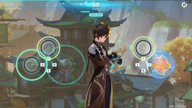 liyue & zhongli lookin pretty I'M NOT A SIMP [GENSHIN IMPACT] lyre challenge - Song 2 Pro - no fail смотреть онлайн