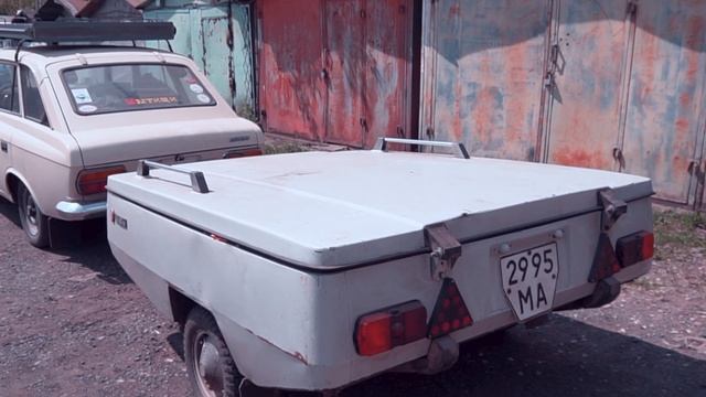 Автотуризм СССР | ИЖ Комби | прицеп Скиф М1 | Автопалатка АП 1 смотреть онлайн