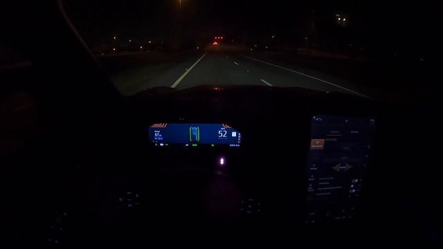 2022 Mustang Mach-E GT - AMBIENT LIGHTING - 0-60 - Night Drive POV [ASMR] смотреть онлайн