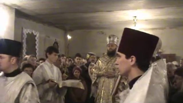 Встреча Владыки и освящение Престола 3 февраля 2008 смотреть онлайн