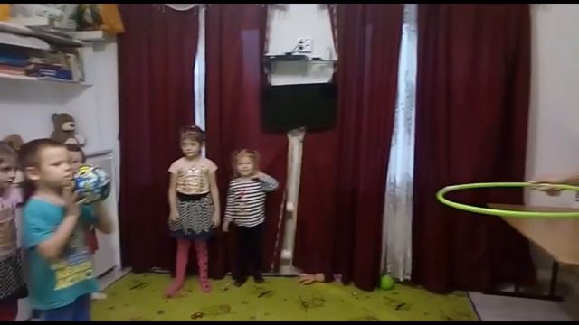 Позитивия 28 11 2018 Попади в кольцо активная игра воспитатель Наира Папян смотреть онлайн