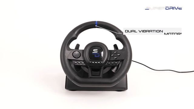 SUPERDRIVE SV650 Steering Wheel PS4, XBOX series X/S, PC and Nintendo SWITCH смотреть онлайн