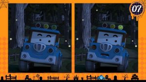 Halloween Spot the Difference : 01 | Robocar POLI Special