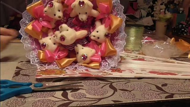 Как сделать букет из игрушек мастер класс смотреть онлайн