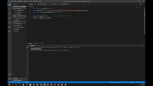 10. Intro to Nodejs - URL Module смотреть онлайн