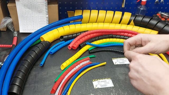 Защитная спираль для РВД и кабелей смотреть онлайн