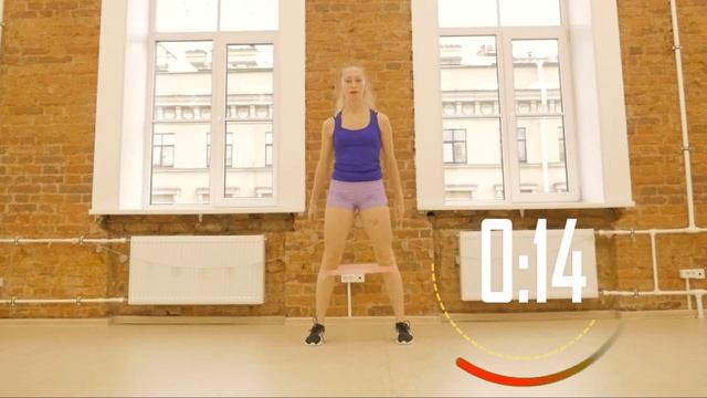 Красивые ягодицы. Табата. Фитнес резинка. Ноябрь.Среда. смотреть онлайн