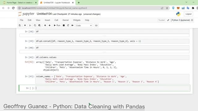 Python Data Cleaning with Pandas смотреть онлайн