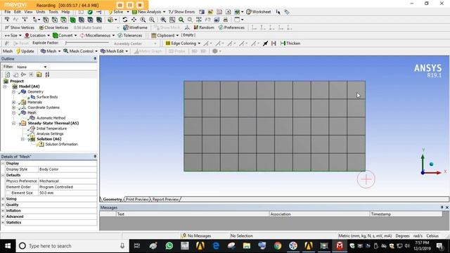 How to find temperature values at nodes of 2d plate on ansys workbench смотреть онлайн