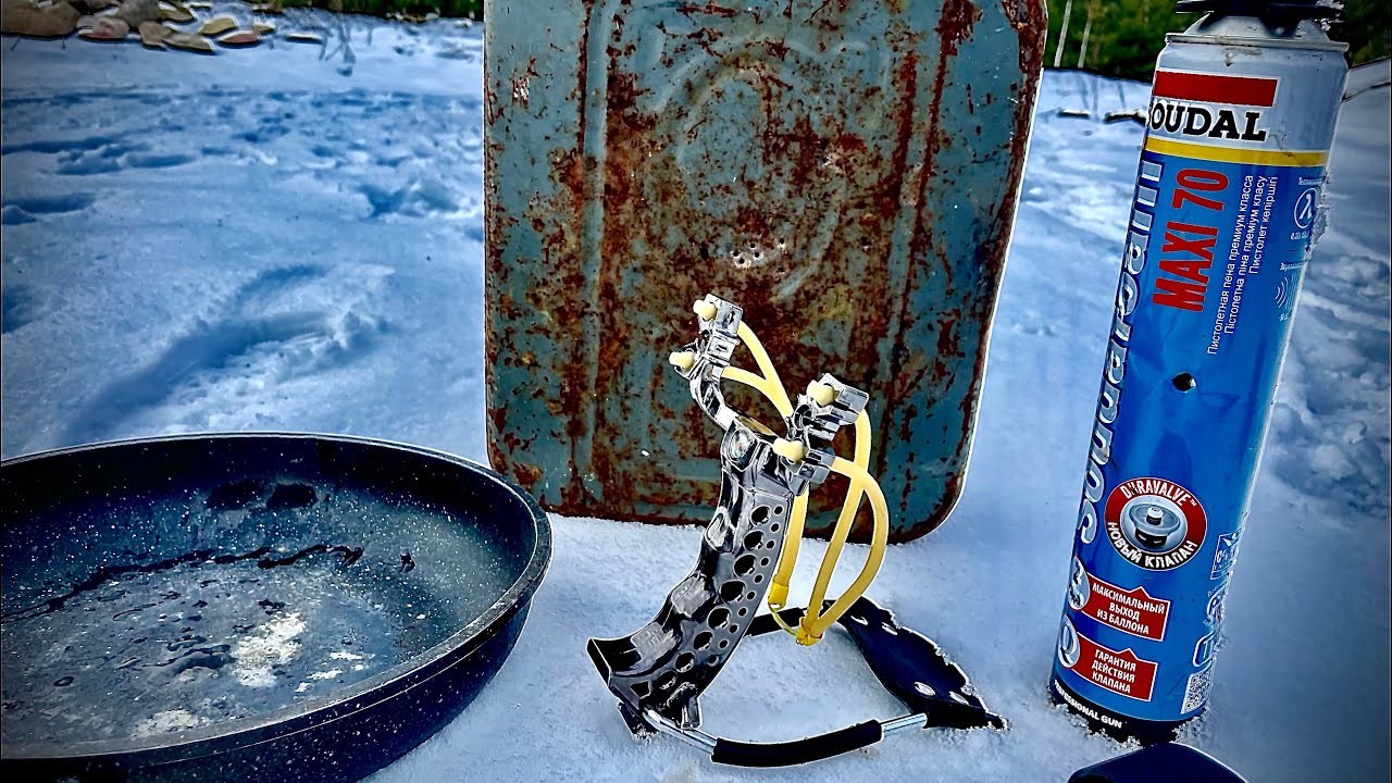 Рогатка с AliExpress !!! Что пробьет самая дешевая рогатка