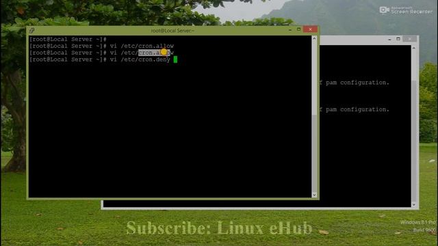 Crontab command error "You (user) are not allowed to access to (cron) because of pam configuration" смотреть онлайн
