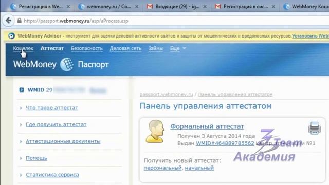 Как открывать кошельки WebMoney смотреть онлайн