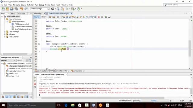 JavaFX in Urdu-7: ColorPicker Control смотреть онлайн