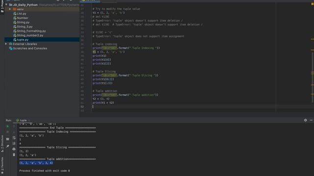 JD with Daily Python Practice (Tuple addition and multiply) смотреть онлайн