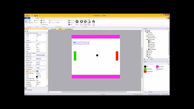Construct 2 Tutorial - Pong (Part 3/4) смотреть онлайн