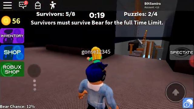 Сумасшедший Мишка В Roblox! Играем Вместе С Сестрой(づ｡◕‿‿◕｡)づ смотреть онлайн