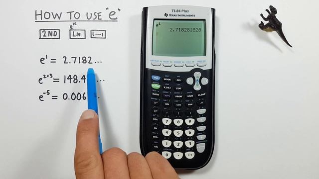 How to use e on the TI-84 Plus Graphing Calculator смотреть онлайн