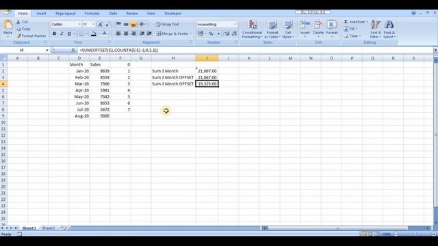 Microsoft Excel Offset Dynamic Range in Hindi Easy Explanation смотреть онлайн