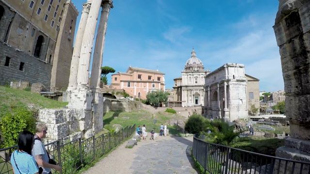 Roman Forum Walking Tour in 4K смотреть онлайн
