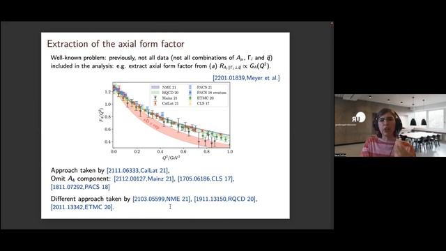 The PCAC puzzle for the nucleon axial and pseudoscalar form factors ▸ Sara Collins (U Regensburg) смотреть онлайн