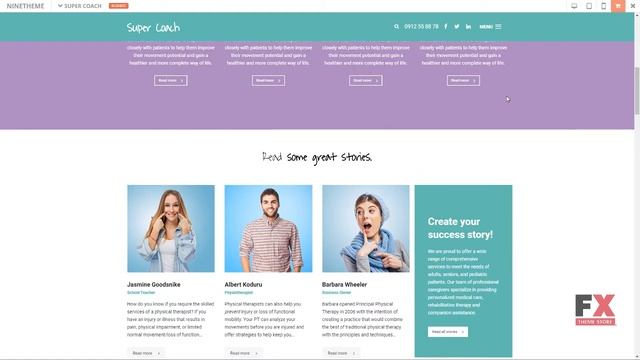 Super Coach - A Clean WordPress Theme For Coaches And Trainers смотреть онлайн
