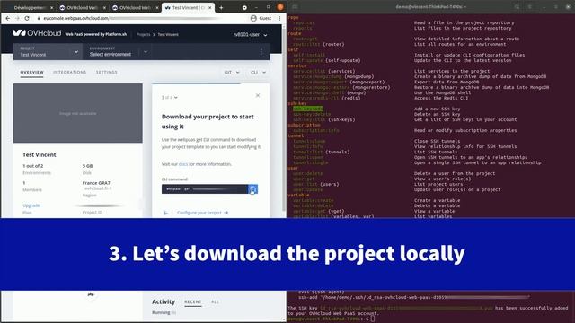 OVHcloud Web PaaS Powered by Platform.sh - 1st steps смотреть онлайн